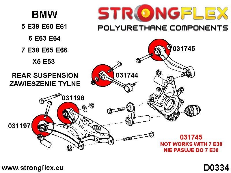 031745a-tuleja-wahacza-tylnego-gornego-sport-bmw-e39_3 031745A: Tuleja wahacza tylnego górnego DEPORTE - Imagen 1