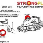 031750A: Casquillo de montaje delantero del diferencial trasero E36 SPORT