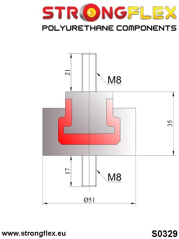 031929b-poduszka-skrzyni-biegow-bmw-e21_2 031929B: Transmision mount - Imagen 1