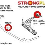 036145A: Kit completo de bujes de suspensión BMW E46 SPORT