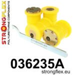 036235A: Kit de bujes excéntricos para brazo de arrastre trasero SPORT Compatible con: