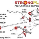 086130B: Kit completo de bujes de suspensión de poliuretano