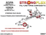 086201A: Kit de bujes de montaje de la cremallera de dirección SPORT