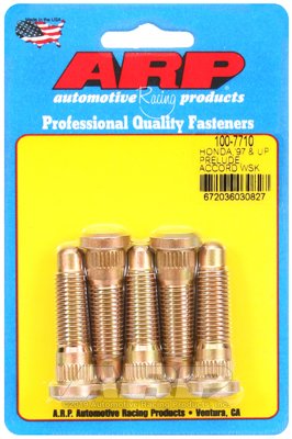 100-7710 Espárragos de rueda ARP para Honda 1996+ (paquete de 4) B16 B18 B20 F20 F22 H22 H23 K20 - Imagen 1