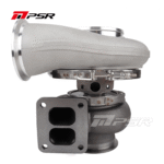 Turbocompresor Pulsar PSR 480 0.9 T4 con entrada dividida, salida de 1/2" Marmon, rueda de turbina de 83/74 mm con cojinete de fricción