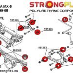 101366A: Casquillo de suspensión superior trasero interior y exterior SPORT