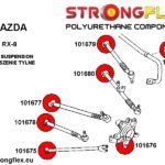 101675B: Tuleja wahacza tylnego wleczonego fronta