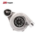 Turbocompresor Pulsar PSR 3076 Gen2 .72 Entrada V-Band de 2.5" Salida V-Band de 3" Mecanizado en aluminio 15 psi Rodamiento de bolas