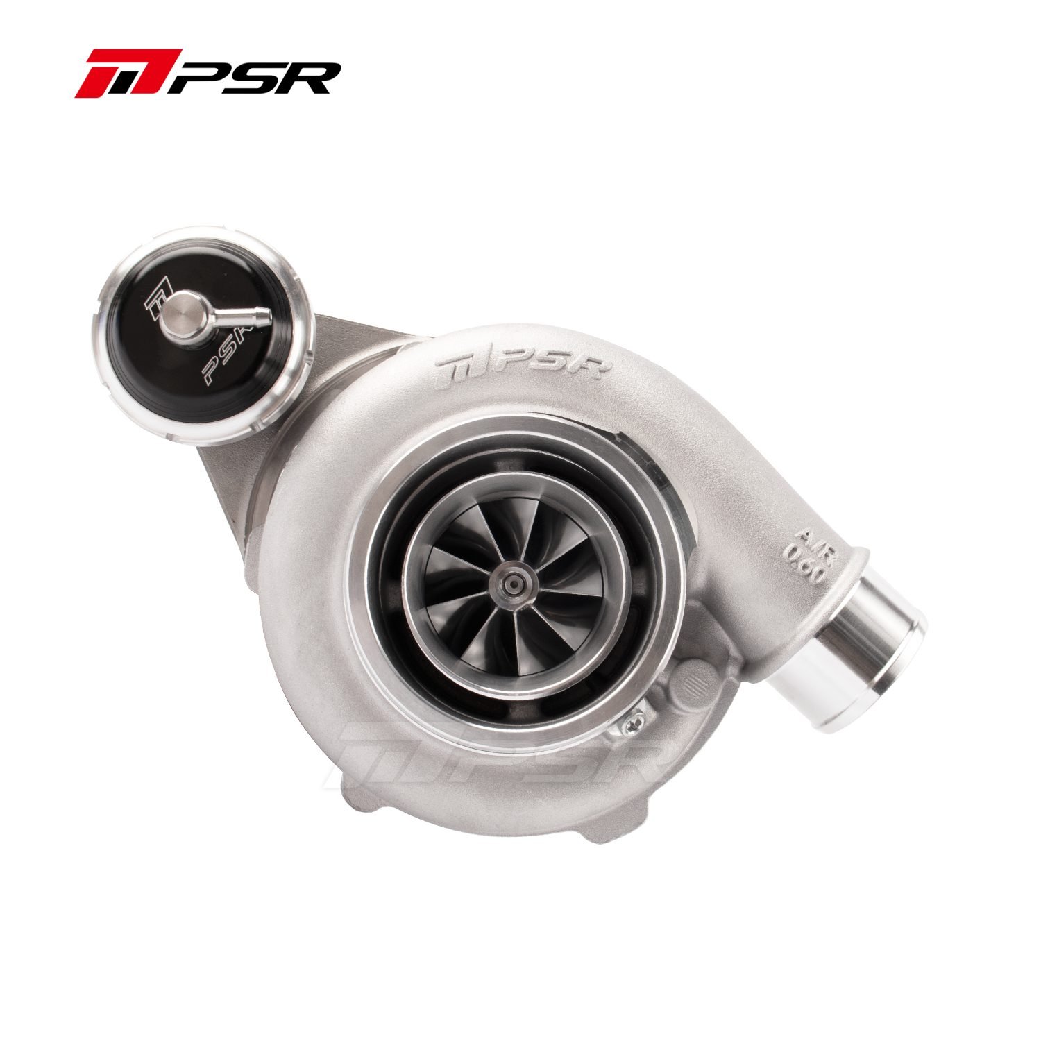 102130361 Turbo Pulsar PSR 3076 Gen2 .72 Entrada V-Band de 2.5" Salida V-Band de 3" Mecanizado en aluminio 15 psi Rodamiento de bolas - Imagen 1