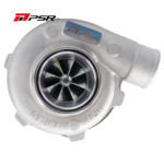 Turbocompresor Pulsar PSR 3071 Gen2 .72 Entrada V-Band de 2.5" Salida V-Band de 3" Mecanizado en aluminio 7.4 psi Rodamiento de bolas