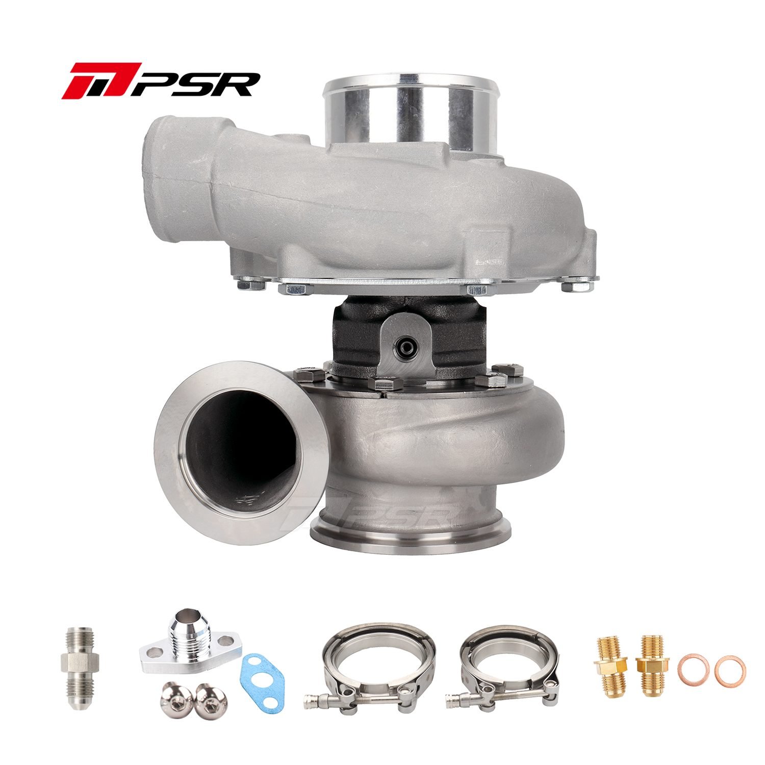 102135780 Turbo Pulsar PSR 3576 Gen2 .64 Entrada V-Band de 2,5" Salida V-Band de 3" Rodamiento de bolas - Imagen 1