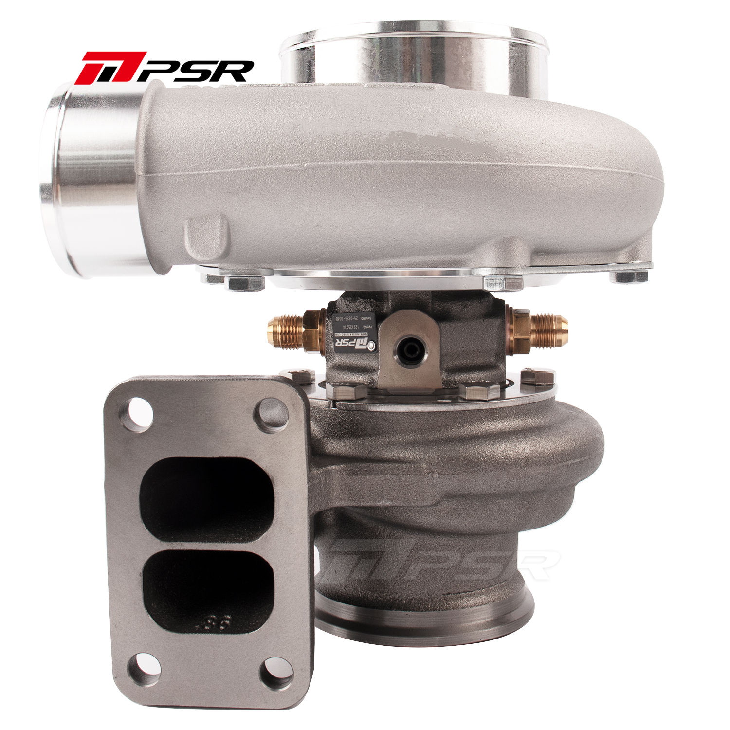 102135862 Turbo Pulsar PSR 3576 Gen2 .86 T3 Entrada dividida Salida V-Band de 3" Rodamiento de bolas - Imagen 1