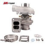 Turbocompresor Pulsar PSR 3576 Gen2 .86 T3 Entrada dividida Salida V-Band de 3" Rodamiento de bolas
