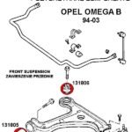 131805A: Tuleja wahacza frontego fronta SPORT