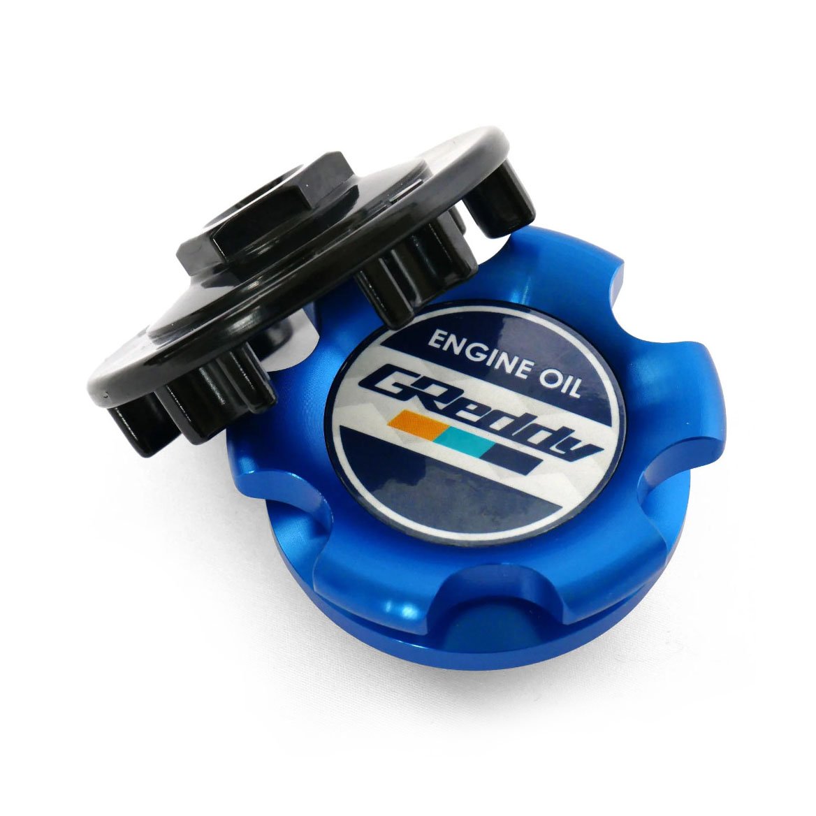 1390150x_7 GReddy Oil Filler Cap Type 8 31.2xP3.5 Blue (Mitsubishi) - Imagen 1
