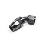 Conector de manguera AN8 de 45 grados, PTFE negro, Radium Engineering