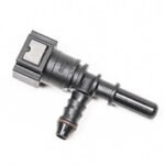 Conector en T hembra SAE de 5/16 pulg. a macho SAE de 5/16 pulg. a conector en T con púas de 5/16 pulg. Radium Engineering