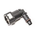 10mm SAE Female to 90DEG 3/8IN Barb Radium Engineering