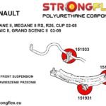 151932A: Tuleja wahacza frontego - trasero SPORT
