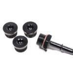 Conector hembra de 1,5 pulgadas con montaje remoto y ventilación, de Dry Break, Radium Engineering