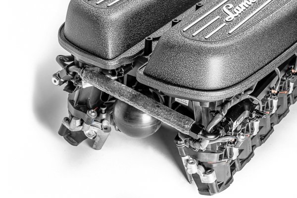 20-0866_Install3 Sistema de tuberías de rieles de combustible para Audi R8 y Lamborghini Huracán (Radium Engineering) - Imagen 1