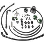 Kit de tuberías para el riel de combustible para Nissan R35 GT-R VR38DETT Radium Engineering