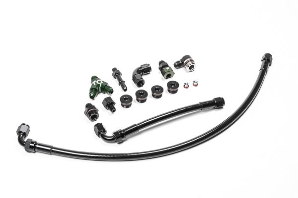 20-1435 Kit de tuberías para el riel de combustible para Ford Coyote S550 Radium Engineering - Imagen 1