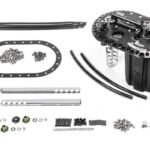 El depósito de compensación para pilas de combustible FCST-X es compatible con Bosch BR540 o DW400 de Radium Engineering.