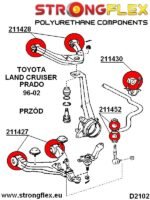 216123A: Kit de bujes de suspensión delantera SPORT - Imagen 2