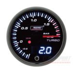 Manómetro de presión de combustible Prosport JDM Series de 52 mm con sensor eléctrico.