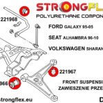 221967B: Brazo inferior delantero – buje trasero