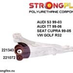 226086A: Kit de bujes de suspensión delantera SPORT