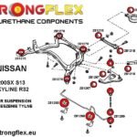281267A: Rear lower control arm bush SPORT