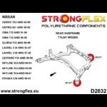 286205A Kit de bujes del subchasis trasero AWD SPORT para Nissan Cefiro / Laurel / Skyline / Stagea - Imagen 2