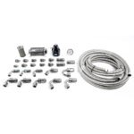 Módulo de bomba de combustible DeatschWerks Serie X2 con dos bombas DW400 AN10 CPE para Ford Mustang 2011-19