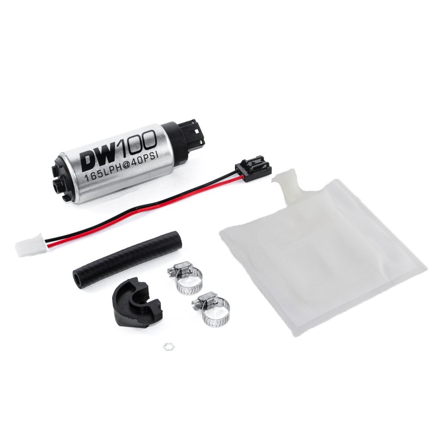 9-101-0791 Bomba de combustible DeatschWerks DW100 de 165 l/h para Subaru Impreza (excepto WRX y STI) 93-07 y Legacy 90-99 y 05-07. REEMPLAZO ORIGINAL. - Imagen 1
