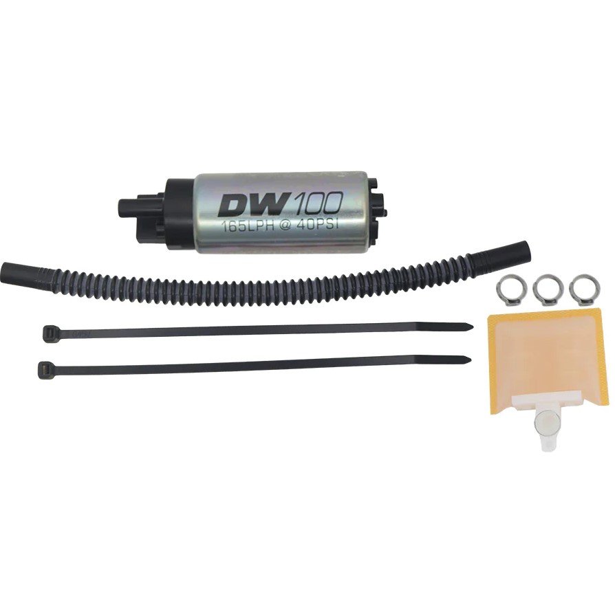 9-101-1065 Bomba de combustible DeatschWerks DW100 de 165 l/h para Harley Davidson Electra Glide 2002-07, Softail 2004-07, Road King 2004-07 y Street Glide 2006-07. - Imagen 1