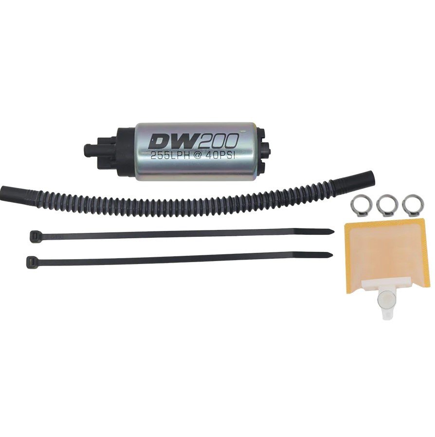 9-201-1065 Bomba de combustible DeatschWerks DW200 de 255 l/h para Harley Davidson Electra Glide 2002-07, Softail 2004-07, Road King 2004-07 y Street Glide 2006-07. - Imagen 1
