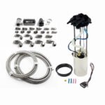 Módulo de bomba + kit de retorno DeatschWerks para Chevy Silverado 1500/2500/3500 y GMC Sierra 1500/2500/3500 1999-2004 V8 4.8L/5.3L/6.0L (excepto Flex Fuel)