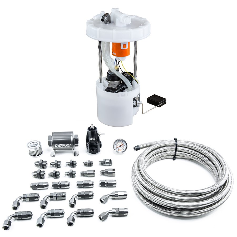 9-401-607-7041 Módulo de bomba + kit de retorno DeatschWerks para Honda Civic Si K20 2006-11 - Imagen 1