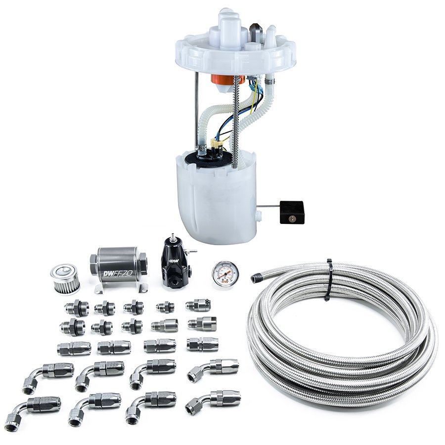 9-401-607-7042 Módulo de bomba + kit de retorno DeatschWerks para Honda Civic Si K20 2006-11 - Imagen 1