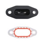 Placa de bloqueo del enfriador de aceite con puertos 1/8NPT FMIC.EU para Gen III IV LS1 LS2 LS3 LS6