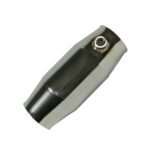 Catalizador deportivo universal de 3" (76 mm) Euro 5, 200 cpsi, intercooler frontal de alto flujo (FMIC). UE