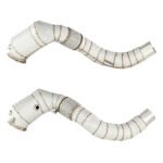 Downpipe FMC.Pro para BMW F15 F16 X5 50ix X6 50ix 4.0 4.4L N63B 2015- + catalizador + protector térmico de inconel - Imagen 2