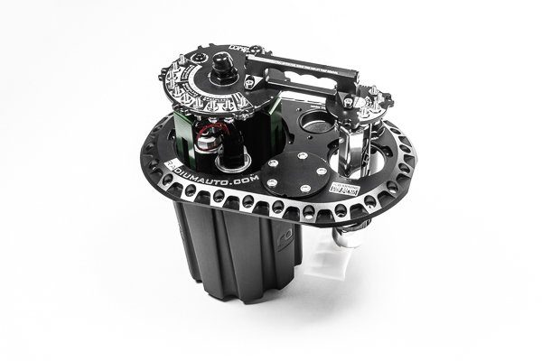 FCST-X_10 El tanque de compensación de combustible FCST-X es compatible con motores sin escobillas de titanio para automóviles E5LM de Radium Engineering. - Imagen 1