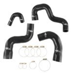 Kit de mangueras de silicona para refrigerante de radiador FMIC.EU para Audi A4 B8 A5 8T 2.0T 2007-2016 - Negro