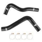 Kit de mangueras de refrigerante de radiador de silicona FMIC.EU para Nissan Patrol GQ Y60 4.2 Diesel Ford Maverick TD42 - Negro - Imagen 2
