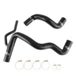 Kit de mangueras de silicona para refrigerante de radiador FMIC.EU para Toyota RAV4 1AZ-FE 2AZ-FE ACA30 - Negro