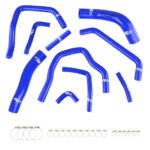 Kit de mangueras de refrigerante de radiador de silicona FMIC.EU para Toyota Land Cruiser HDJ80 - Imagen 2