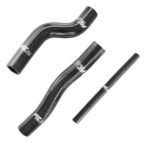 Kit de mangueras de refrigerante de radiador de silicona FMIC.EU para Hyundai Genesis Coupe 2.0T 2010-2012 - Negro